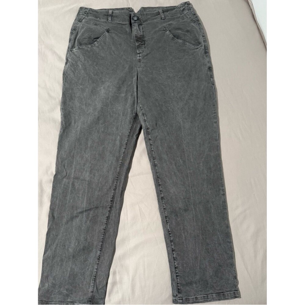 Anthropologie Pants Women’s High-Rise Slim Straight Utility Carbon Large NWT